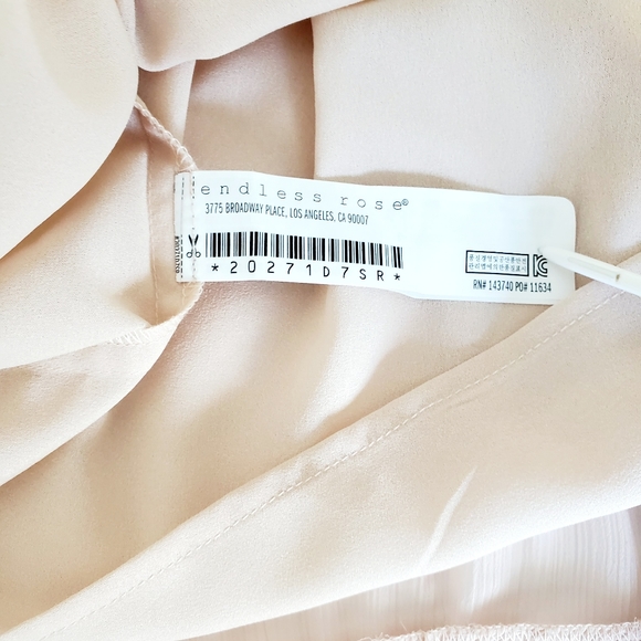 Endless Rose Bell Sleeve Pink Blush Dress - Picture 7 of 8